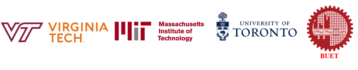 Academic Affiliations: Virginia Tech, MIT, University of Toronto, BUET